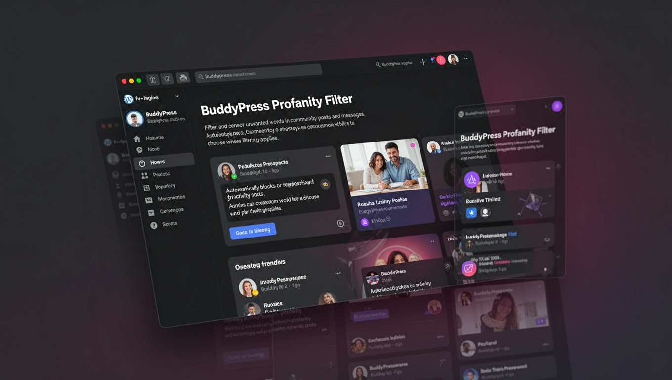 Preview of BuddyPress Profanity Filter