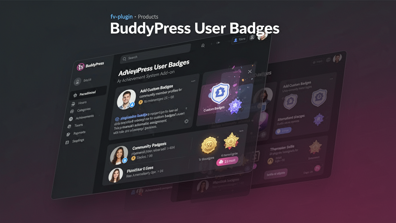 Preview of BuddyPress User Badges