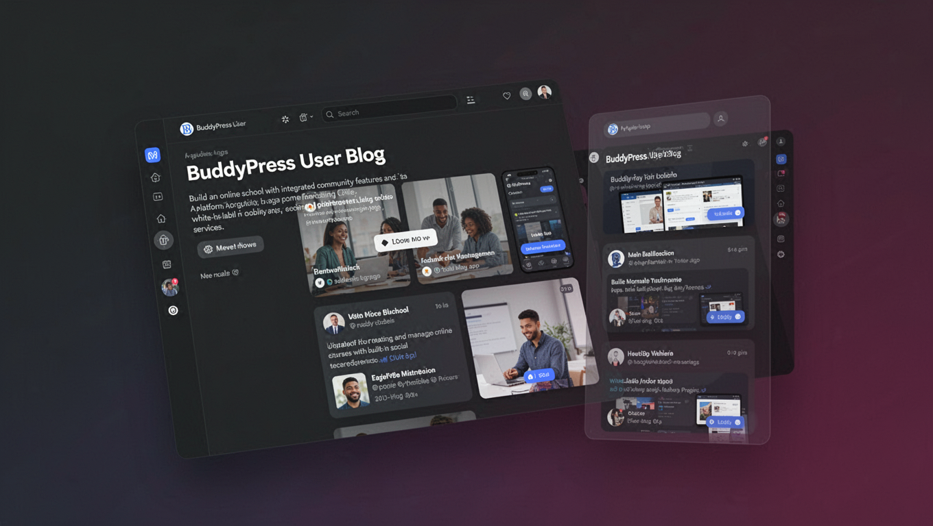 Preview of BuddyPress User Blog