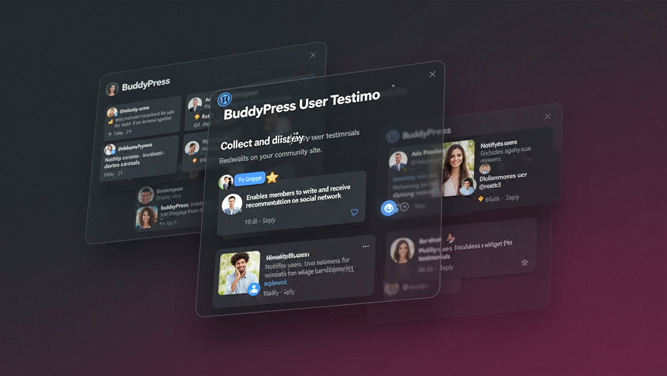 Preview of BuddyPress User Testimonials