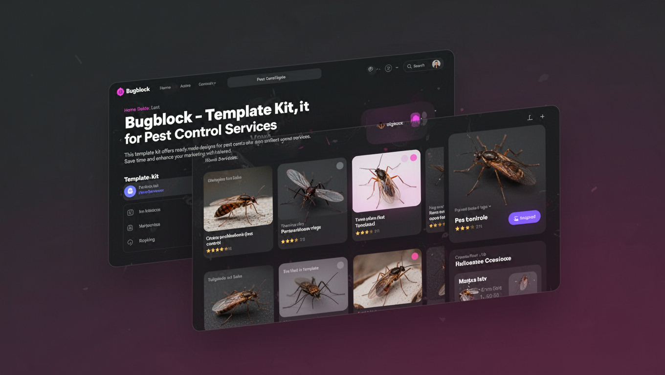Preview of Bugblock - Template kit for Pest Control Services