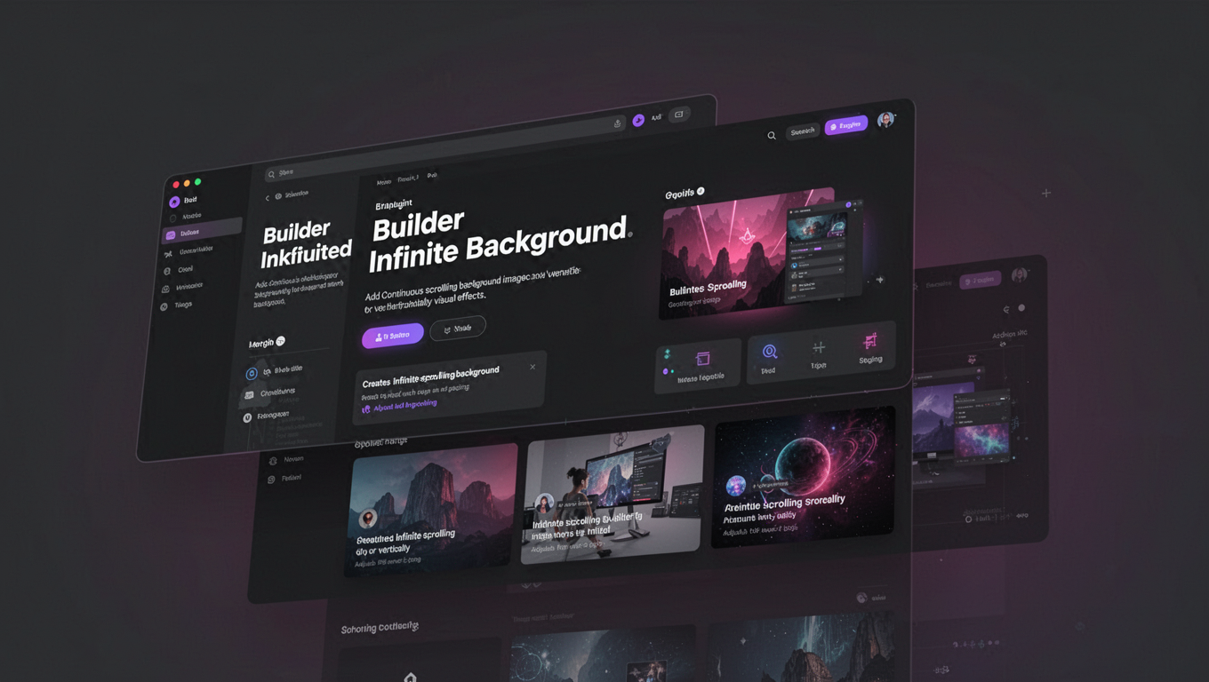 Preview of Builder Infinite Background