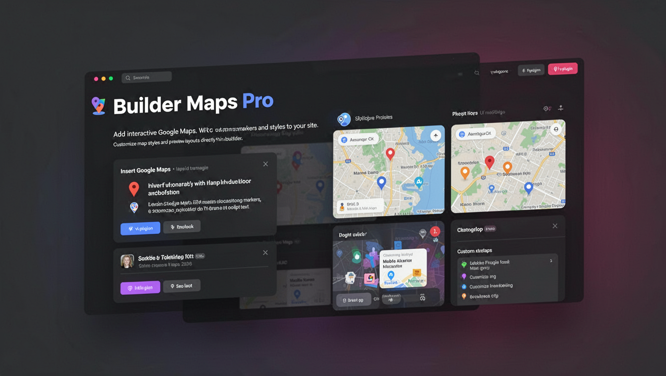 Preview of Builder Maps Pro