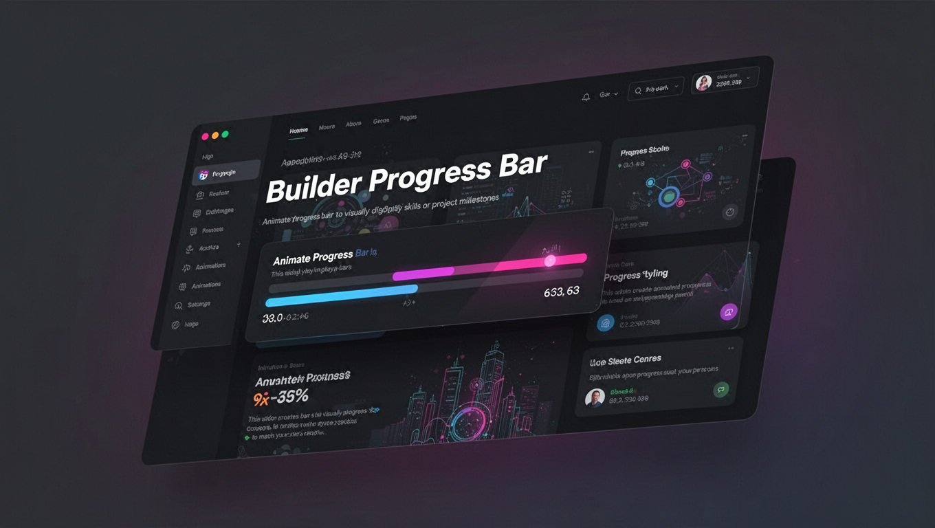 Preview of Builder Progress Bar
