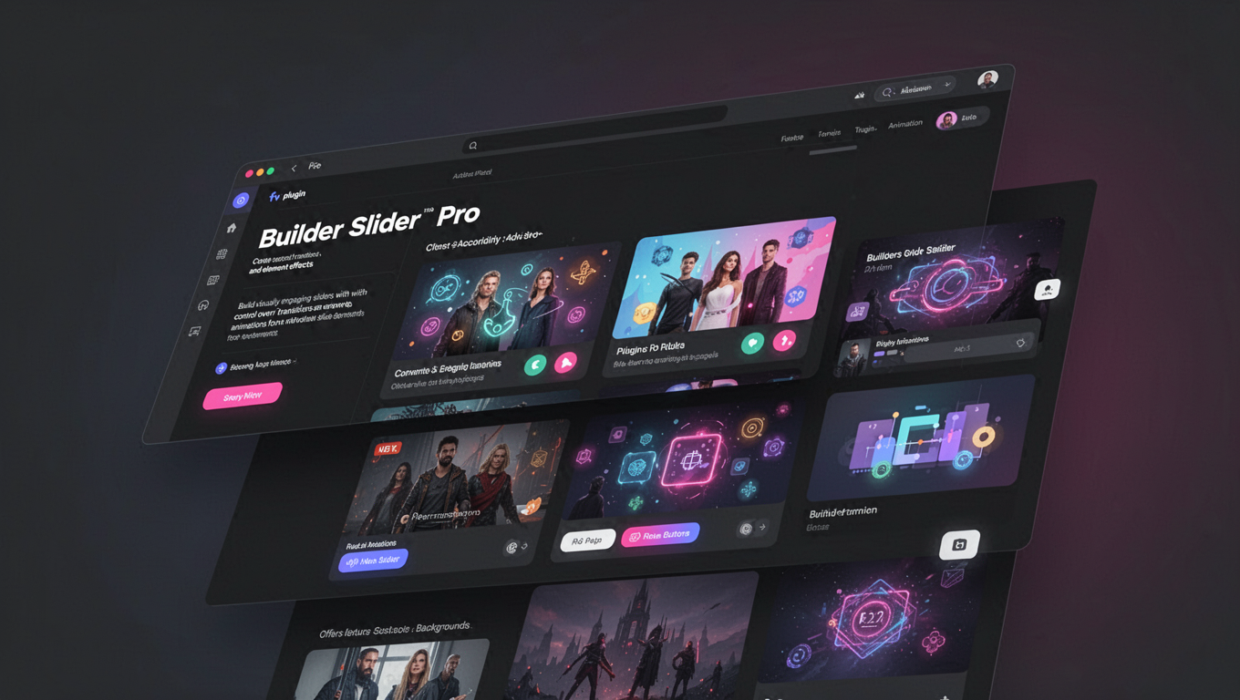 Preview of Builder Slider Pro