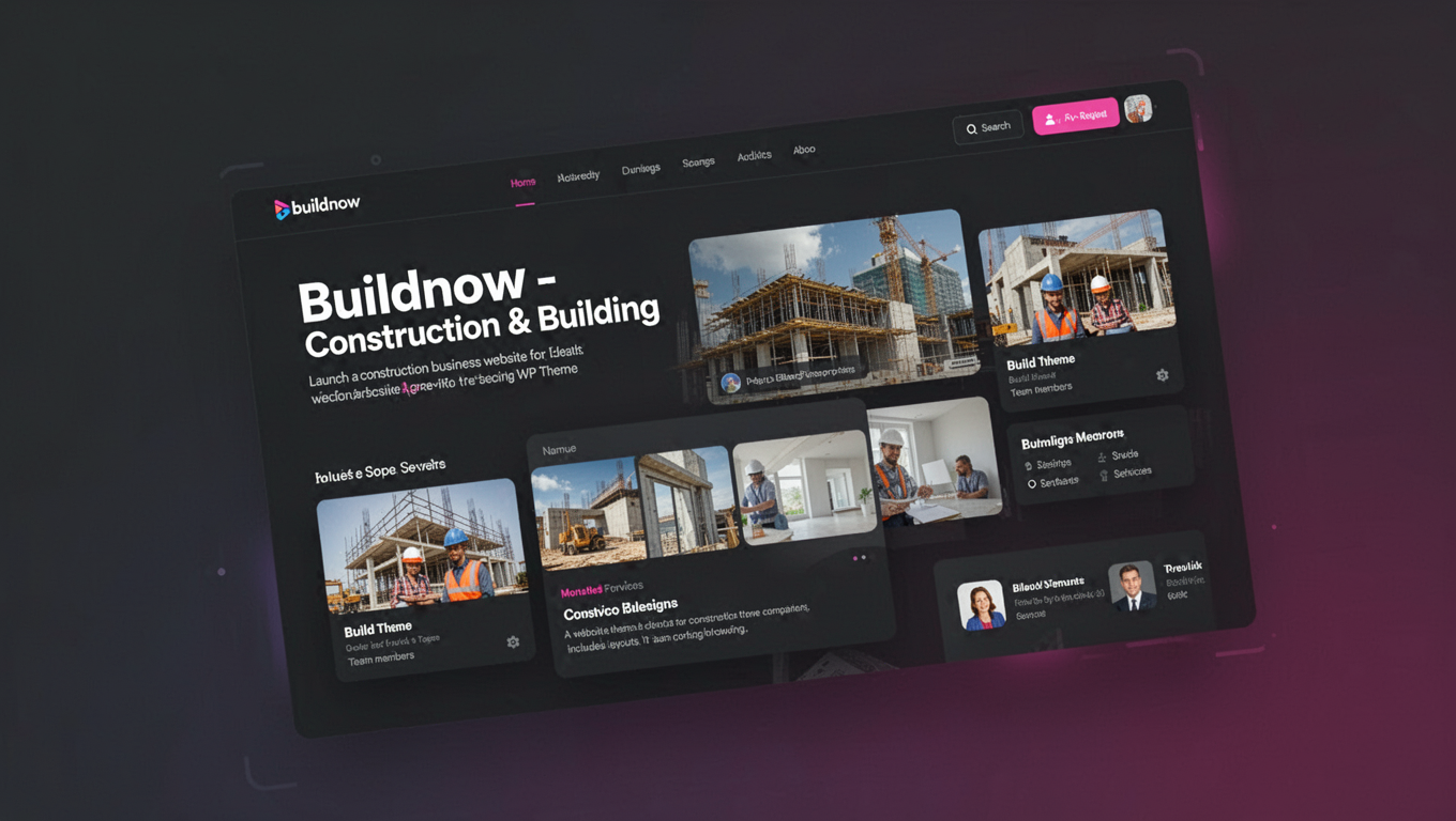Preview of Buildnow - Construction & Building WP Theme