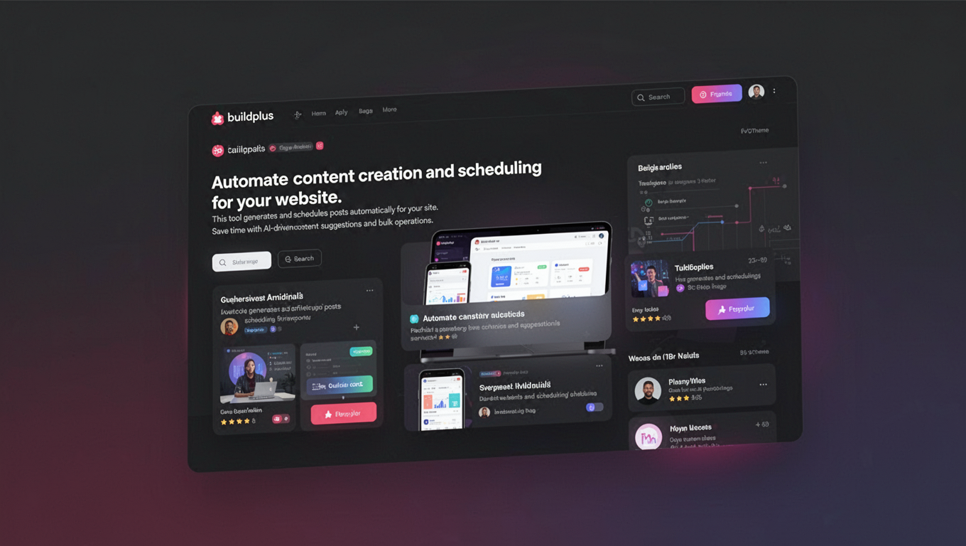 Preview of buildplus