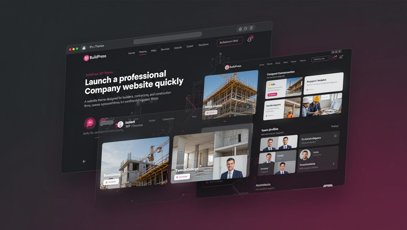 Preview of BuildPress WP Theme