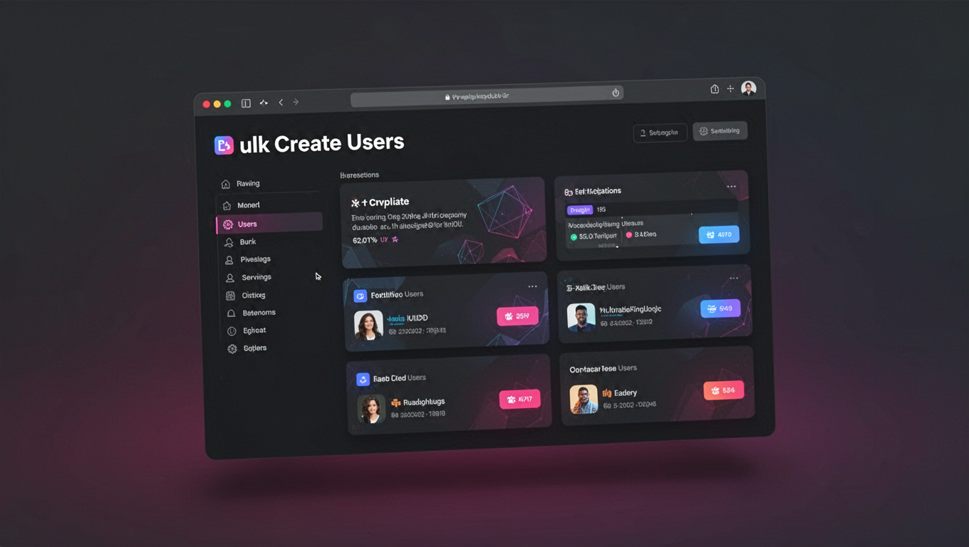 Preview of Bulk Create Users