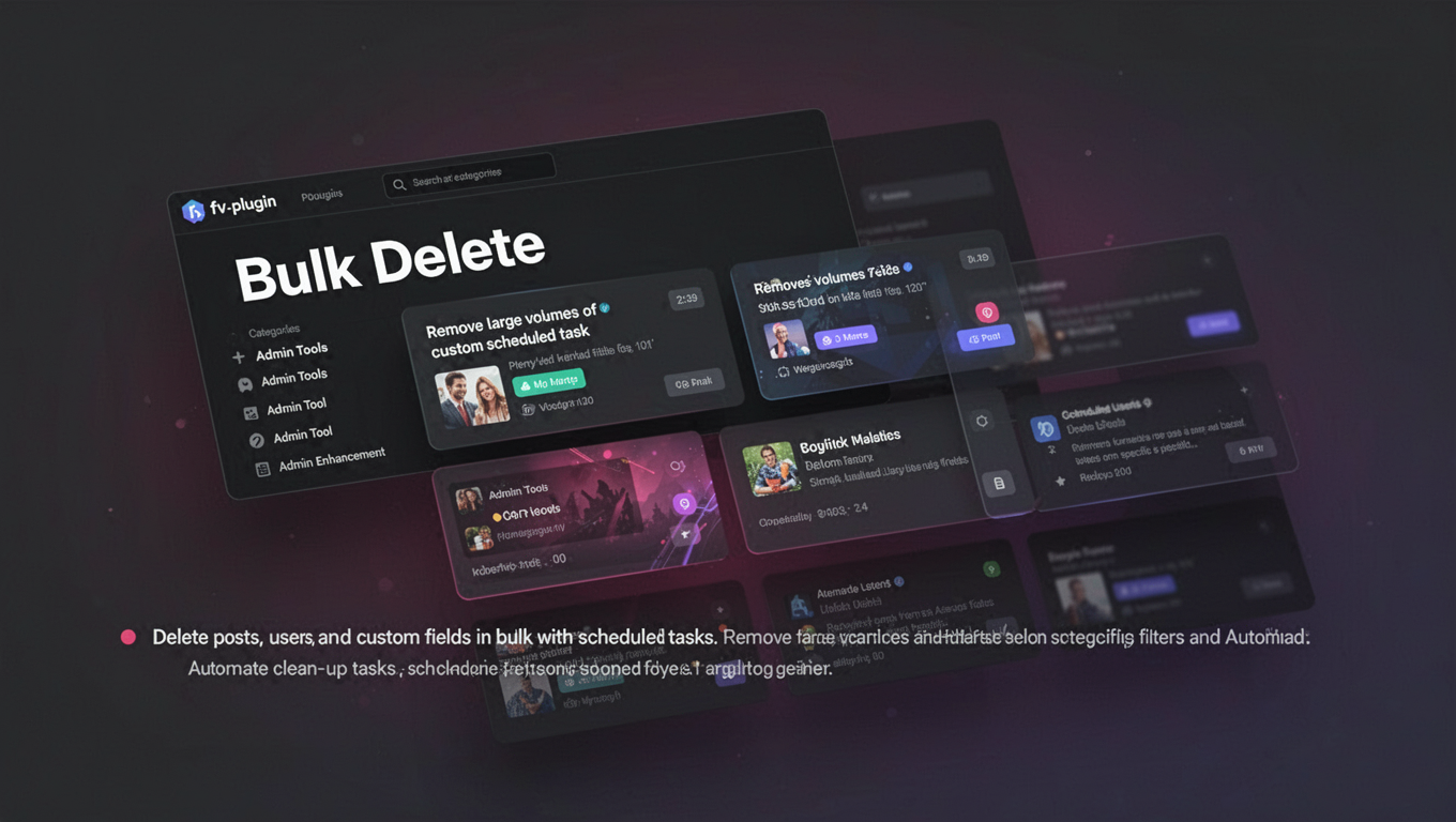 Preview of Bulk Delete