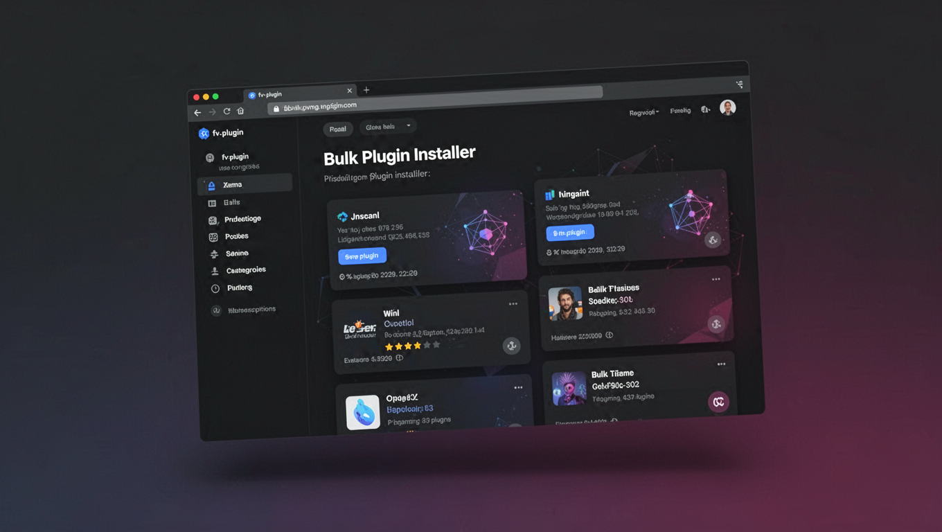 Preview of Bulk Plugin Installer