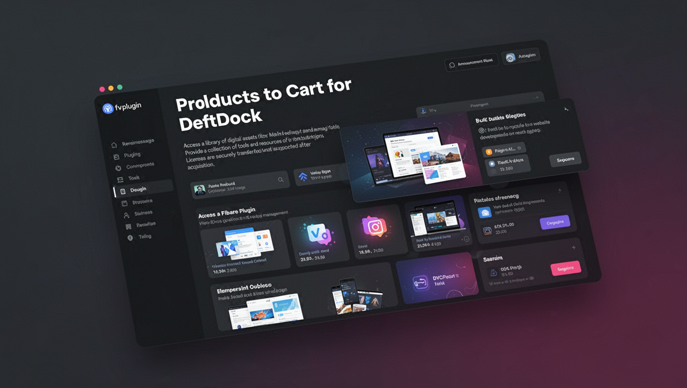 Preview of Bulk Products to Cart for DeftDock