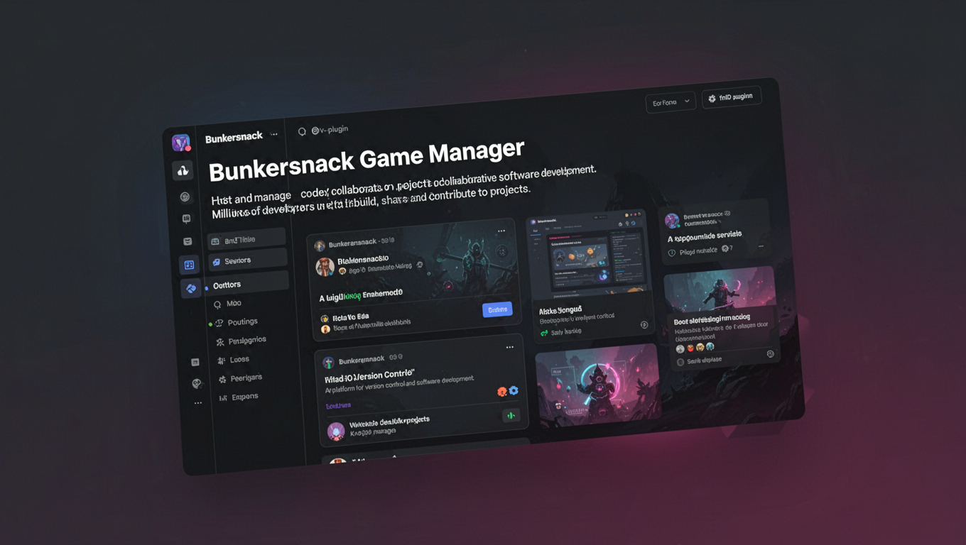 Preview of Bunkersnack Game Manager