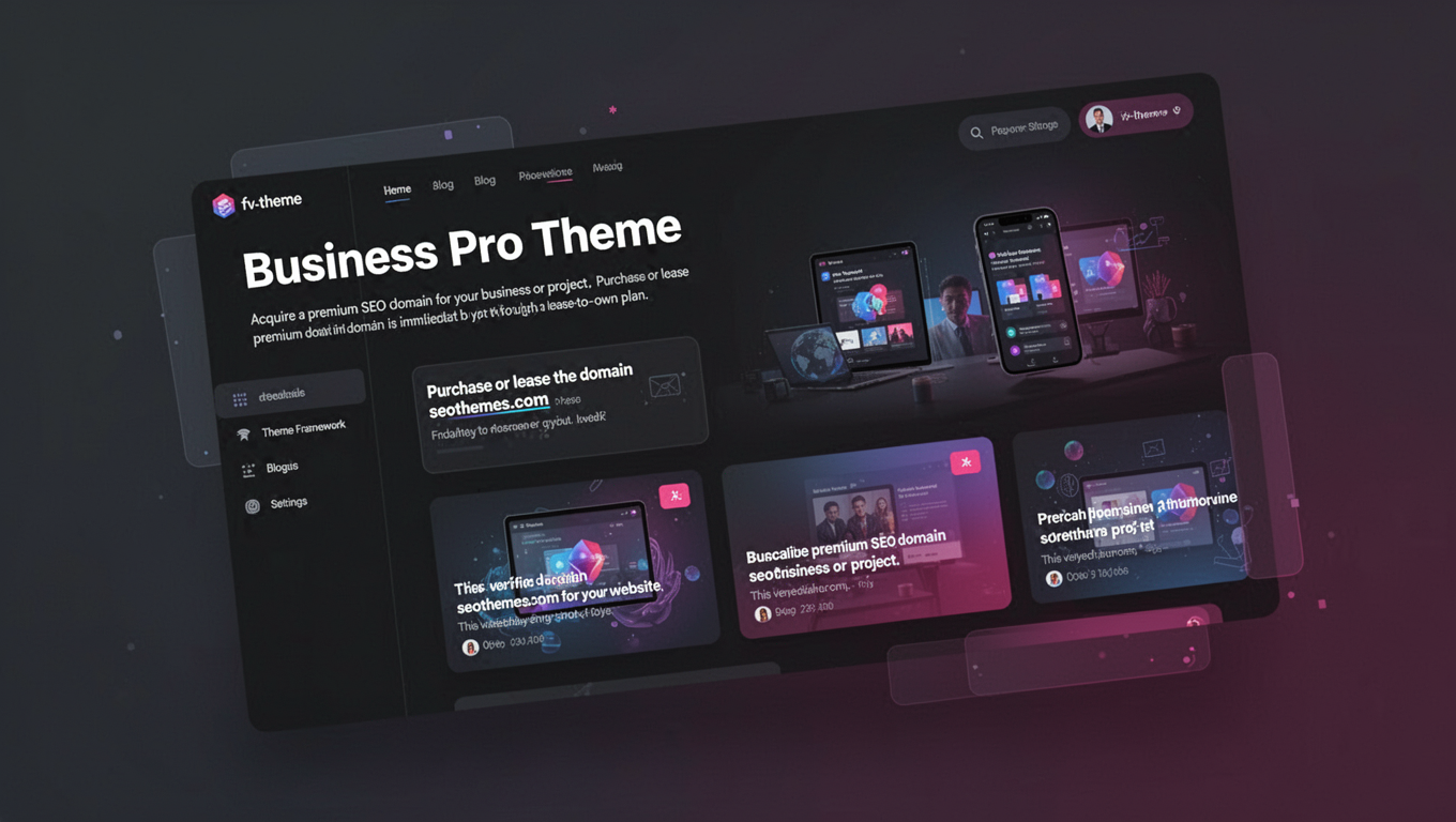 Preview of Business Pro Theme