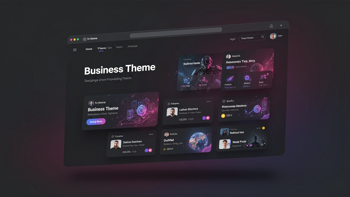Preview of Business Theme