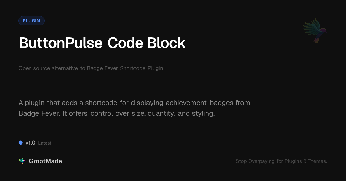 Preview of ButtonPulse Code Block