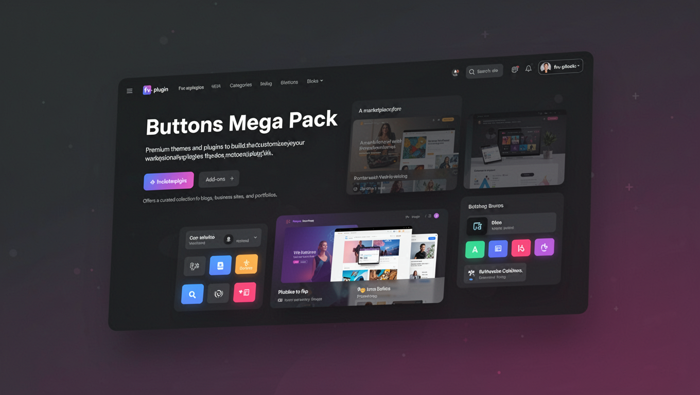 Preview of Buttons Mega Pack