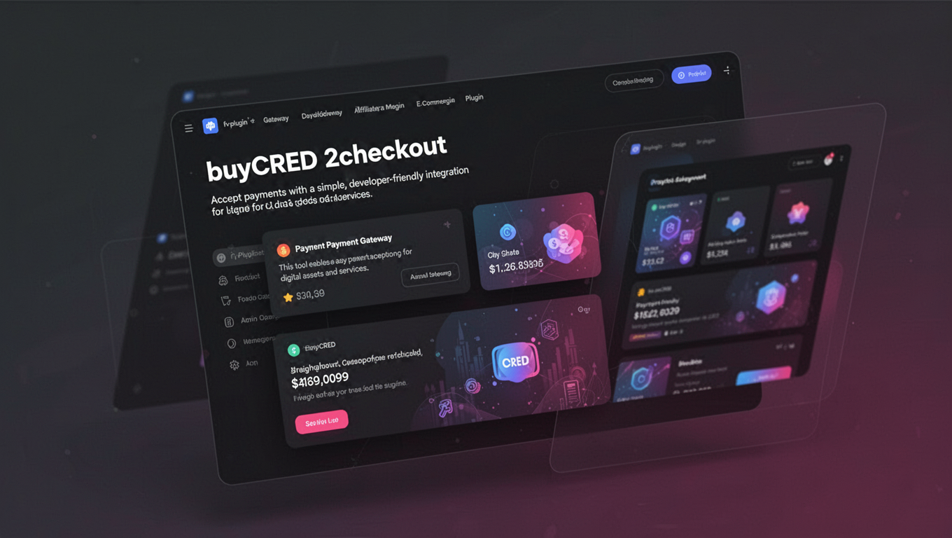 Preview of buyCRED 2checkout