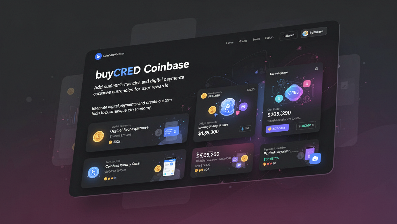 Preview of buyCRED Coinbase