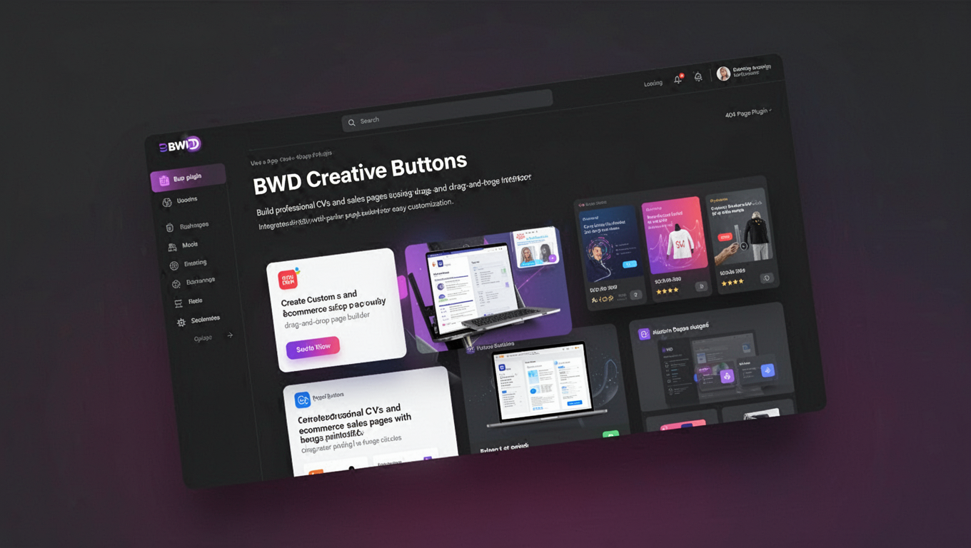 Preview of BWD Creative Buttons