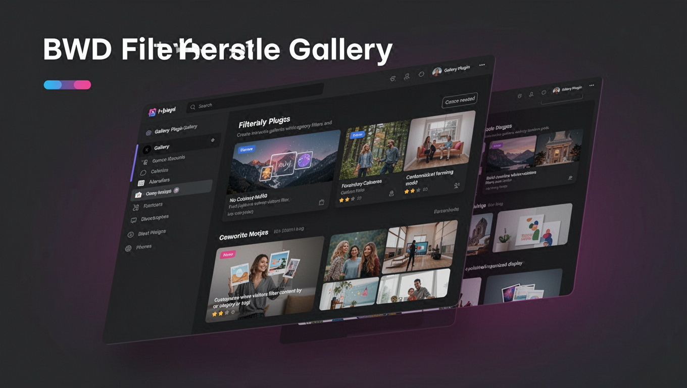 Preview of BWD Filterable Gallery