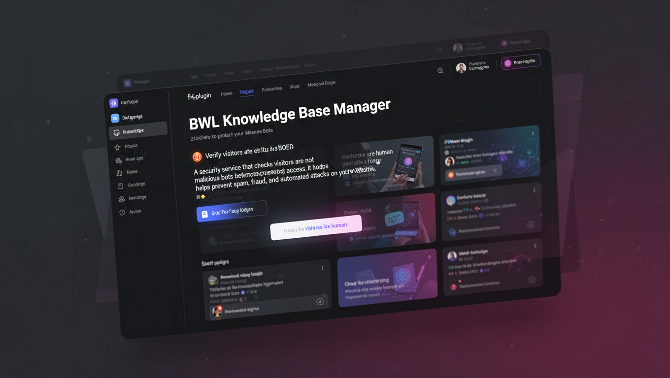 Preview of BWL Knowledge Base Manager