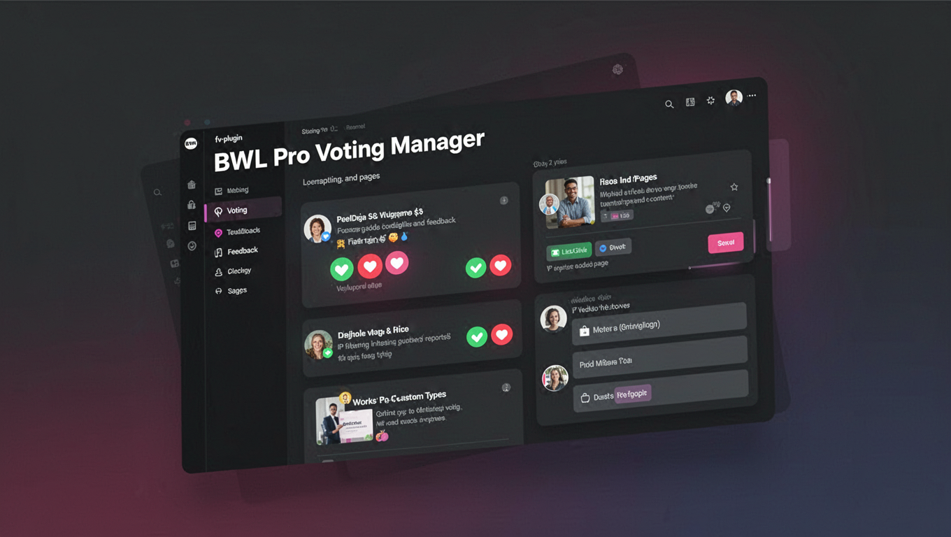 Preview of BWL Pro Voting Manager
