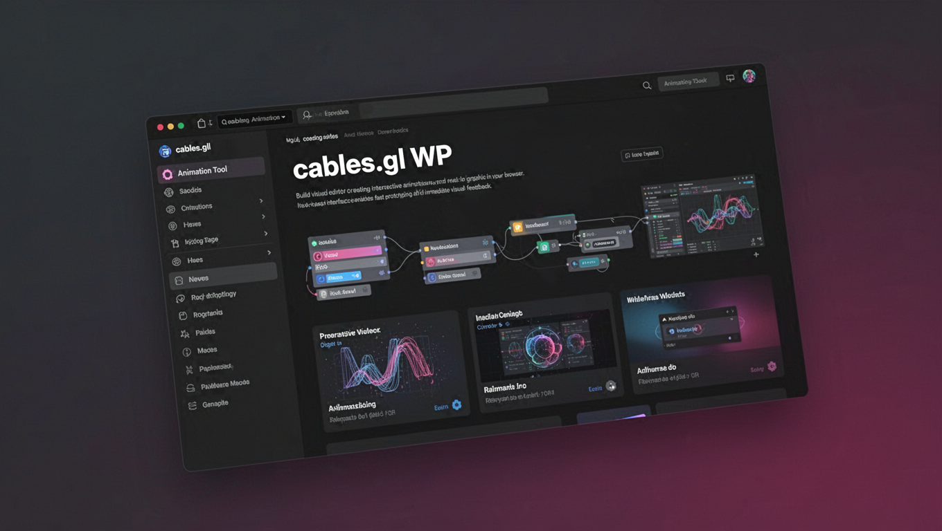 Preview of cables.gl WP