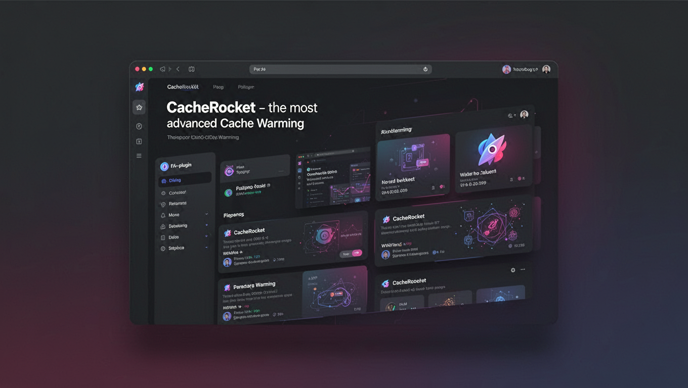 Preview of CacheRocket - the most advanced Cache Warming