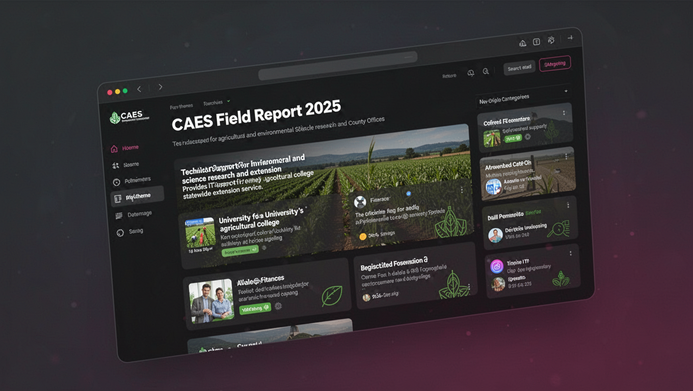 Preview of CAES Field Report 2025
