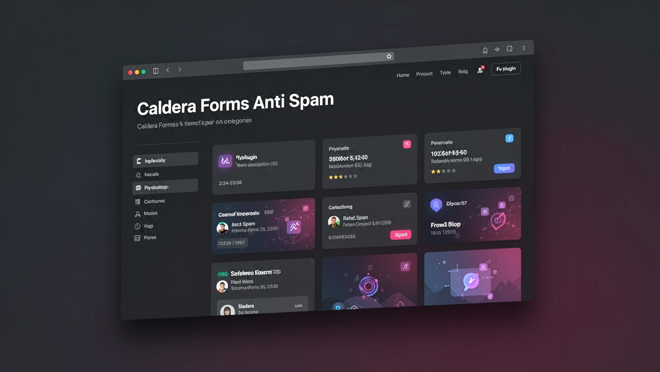 Preview of Caldera Forms Anti Spam