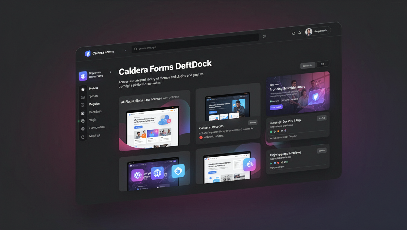 Preview of Caldera Forms DeftDock
