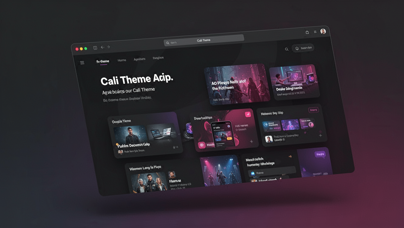 Preview of Cali Theme