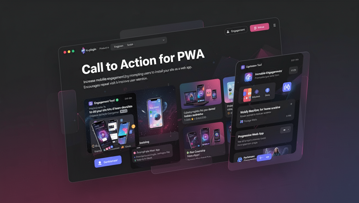 Preview of Call to Action for PWA