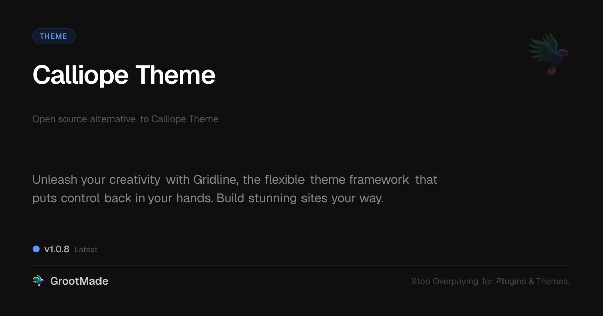 Preview of Calliope Theme