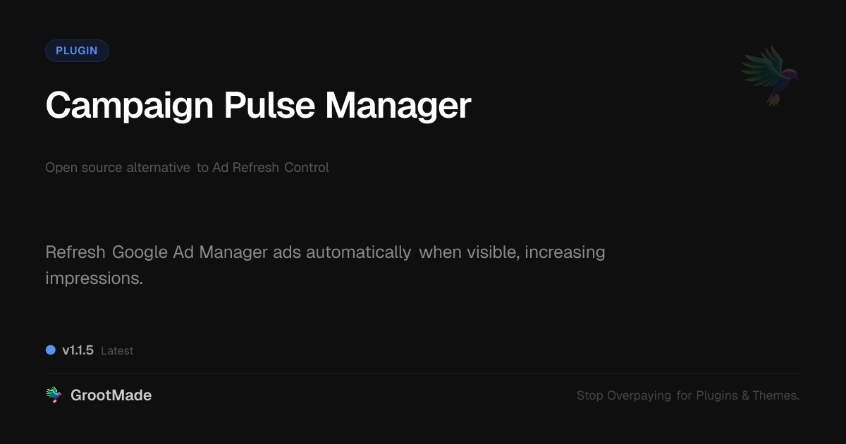 Preview of Campaign Pulse Manager
