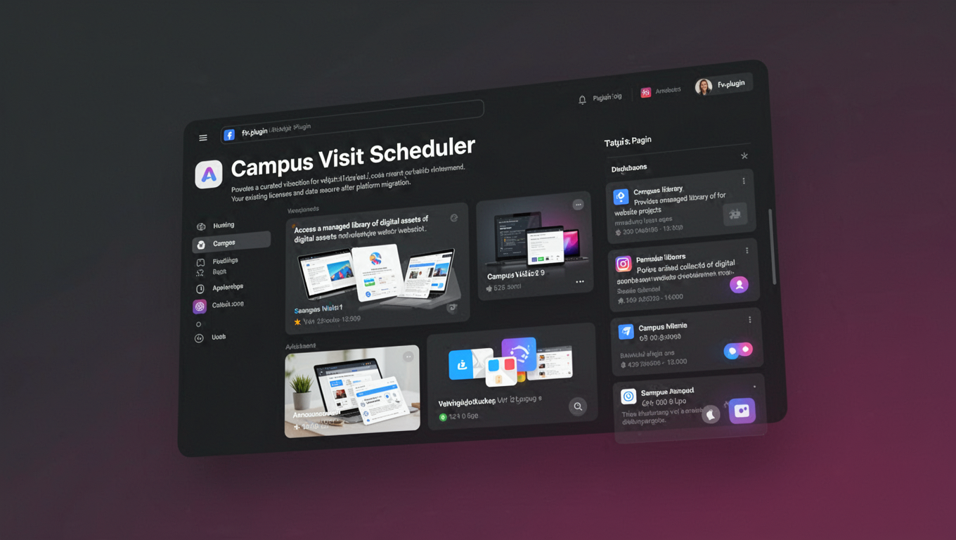 Preview of Campus Visit Scheduler