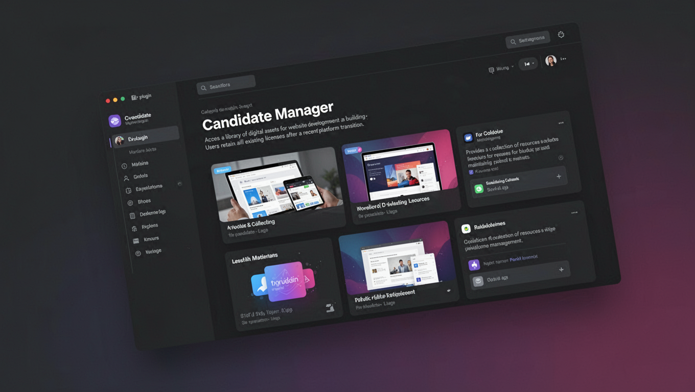Preview of Candidate Manager