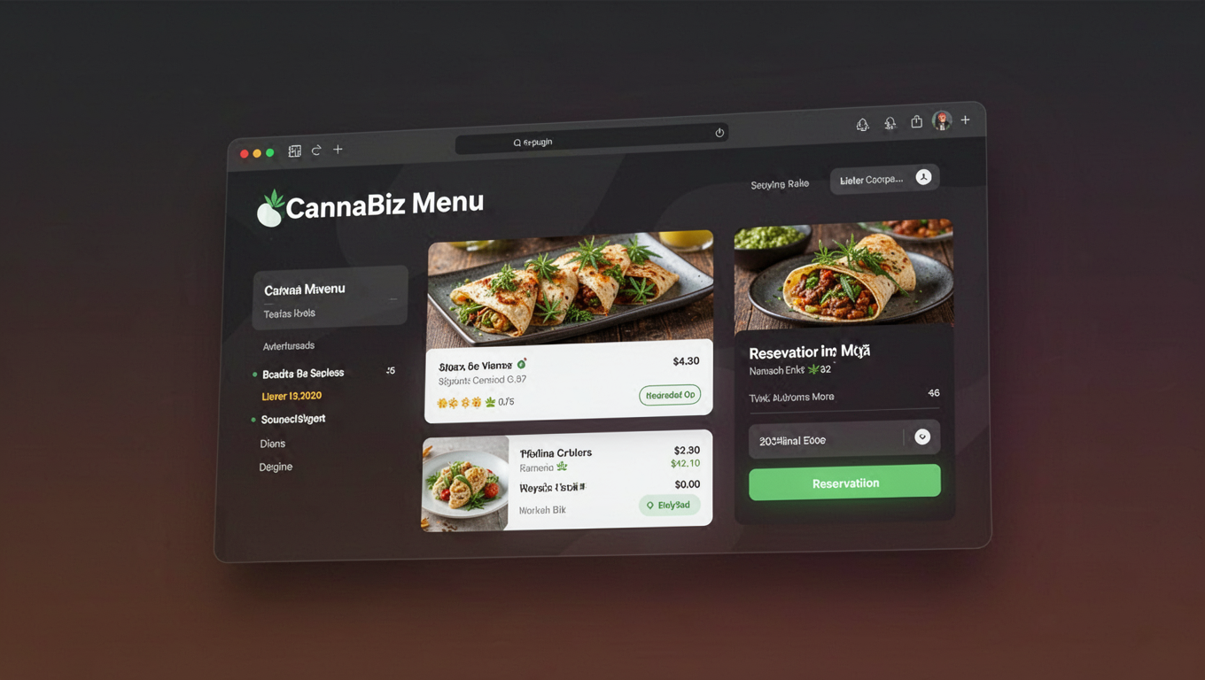 Preview of CannaBiz Menu