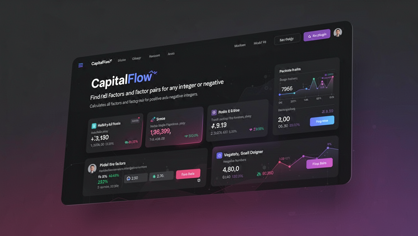 Preview of CapitalFlow