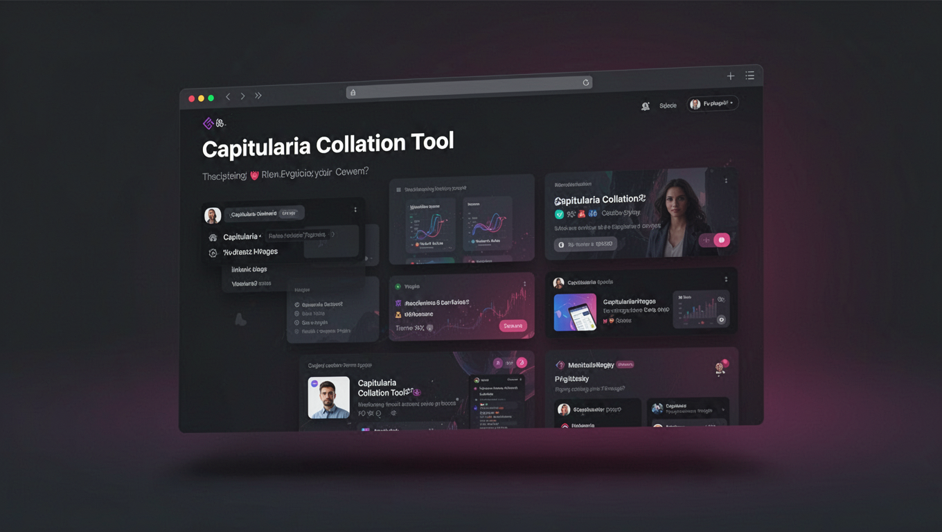 Preview of Capitularia Collation Tool