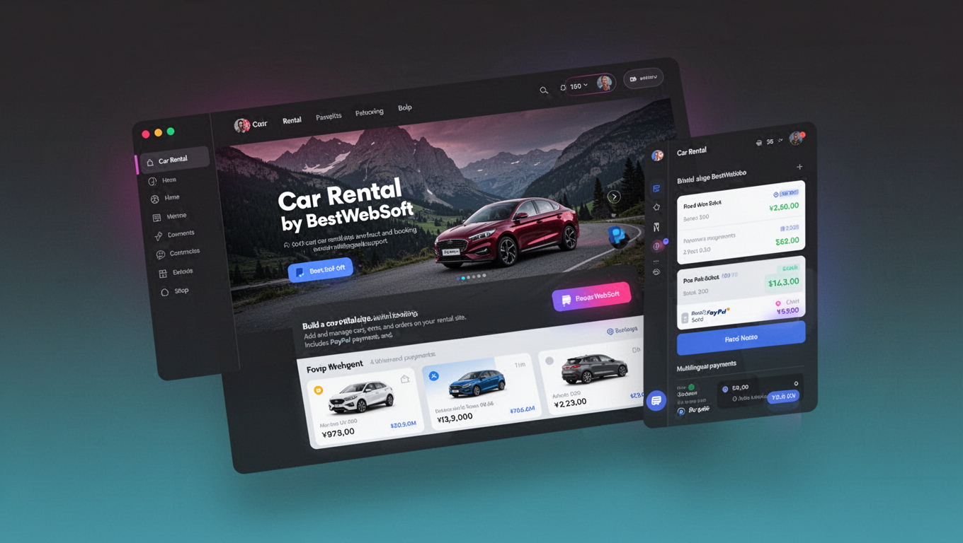 Preview of Car Rental by BestWebSoft