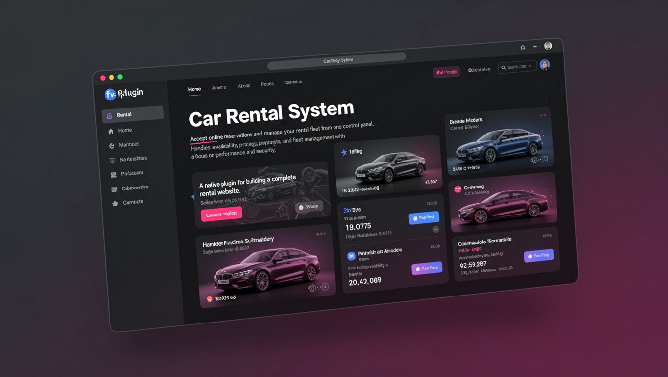 Preview of Car Rental System