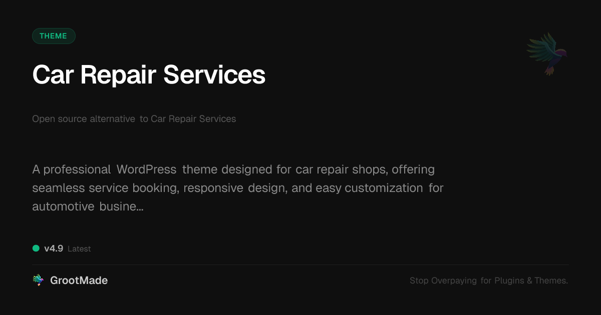 Preview of Car Repair Services
