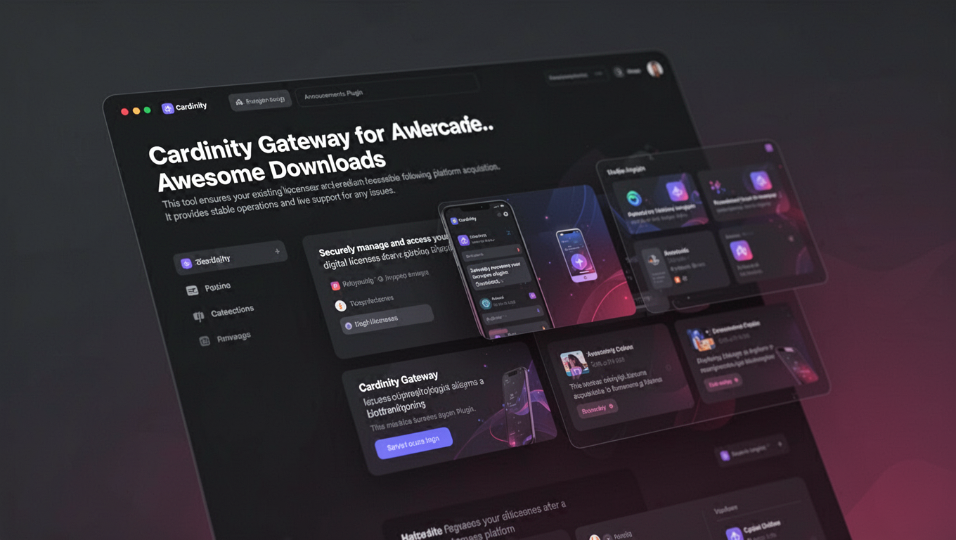 Preview of Cardinity Gateway for Awesome Downloads