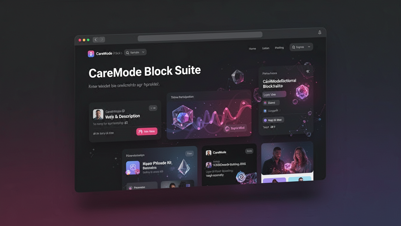 Preview of CareMode Block Suite