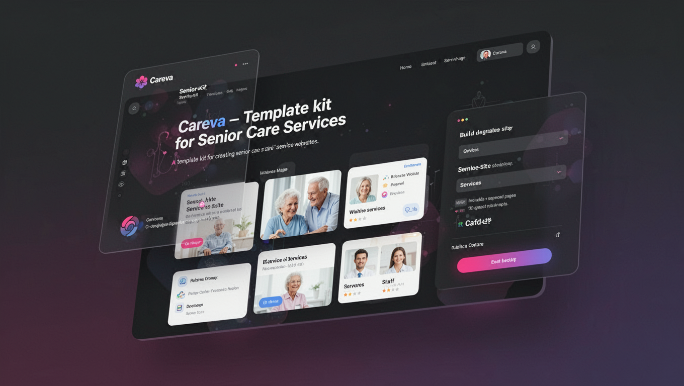 Preview of Careva - Template kit for Senior Care Services