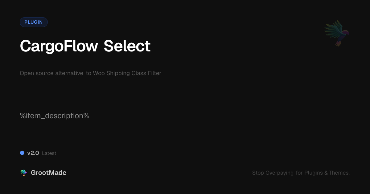 Preview of CargoFlow Select