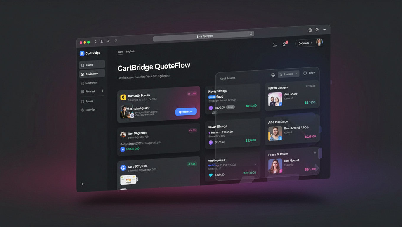 Preview of CartBridge QuoteFlow