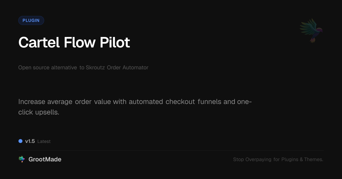 Preview of Cartel Flow Pilot